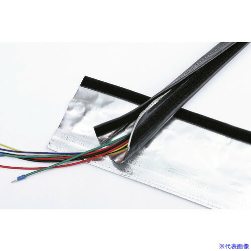■ZTJ 電線保護チューブ 電磁波シールドチューブ(マジックテープタイプ) 長さ25m 呼び径100mm MLBH100(1718380)[法人限定][直送元]｜セミプロＤＩＹ店ファースト