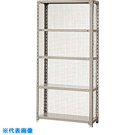 ■NAIKI G型金網付棚 W1515&times;D615&times;H2100 RLG7525(1762265)[送料別途お見積り][法人限定][外直送]｜セミプロＤＩＹ店ファースト
