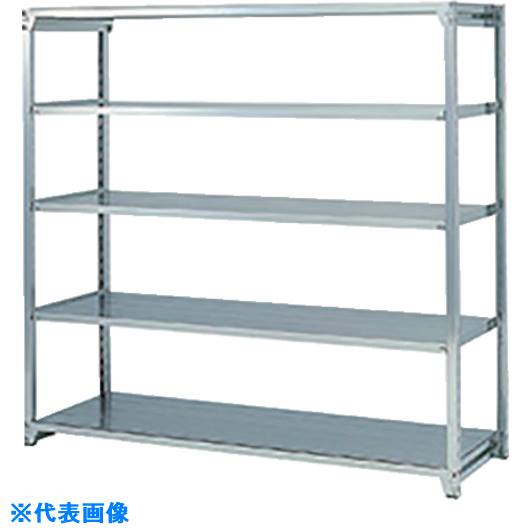 ■NAIKI 軽量ステンレスラック W1204&times;D304&times;H2100 RLA3S7415(1766438)[送料別途お見積り][法人限定][外直送]｜セミプロＤＩＹ店ファースト