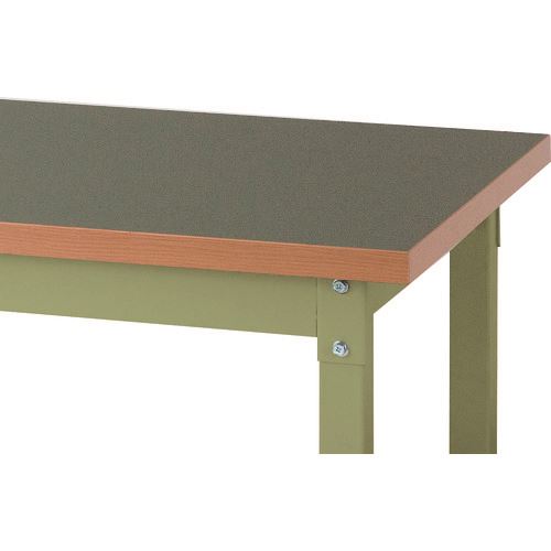 ■ヤマテック 重量作業台 ワークテーブル スーパータイプ 塩ビシート天板 W1200×D750×H900mm ヤマテックグリーン SSRH1275GG(1779950)[法人限定][外直送元]