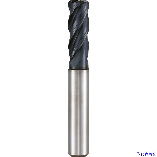 ■GUHRING チタン用4枚刃エンドミル コーナーR レギュラSuperAコート 12mm 349812.030(1809456)[送料別途お見積り][法人限定][掲外取寄]
