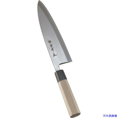 ■TKG 堺孝行 シェフ和庖丁 銀三鋼 出刃 24cm ASE04041(1873627)[送料別途お見積り][法人限定][掲外取寄]｜セミプロＤＩＹ店ファースト