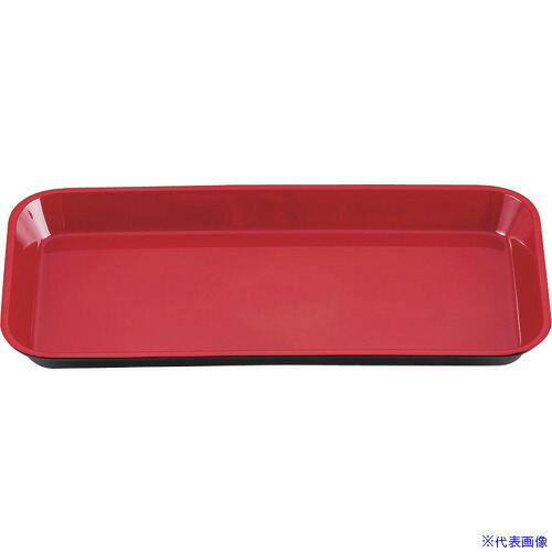■TKG メラミン (小)デリカバット 黒内朱 1－121－12 尺3寸 ADLJ503(1885081)[送料別途お見積り][法人限定][掲外取寄]