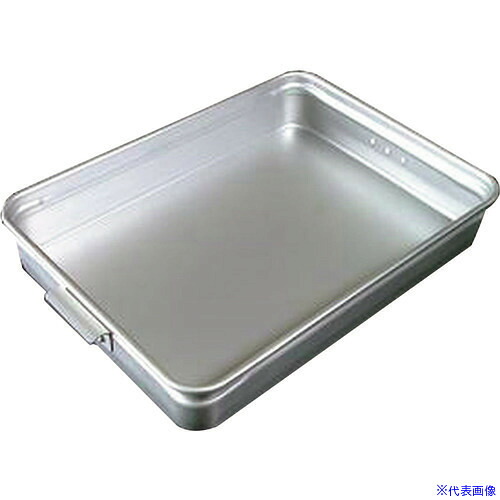 ■TKG AKAO(アカオ) アルミ手付番重(板取手) 中 80 ABV07208(1885111)[送料別途お見積り][法人限定][掲外取寄]｜セミプロＤＩＹ店ファースト