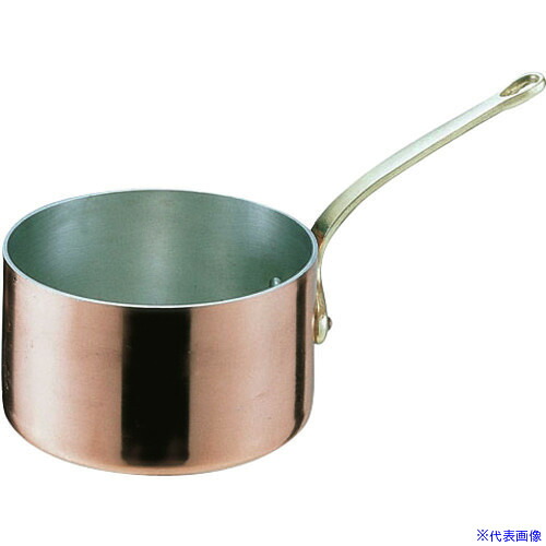 ■TKG SAエトール銅 片手深型鍋 18cm AKT06018(1885704)[送料別途お見積り][法人限定][掲外取寄]