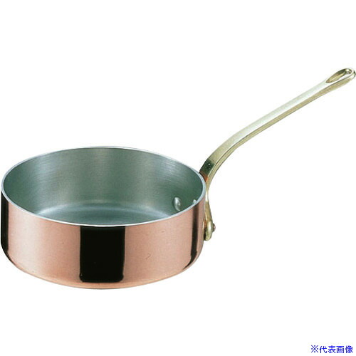 ■TKG SAエトール銅 片手浅型鍋 18cm AKT07018(1886790)[送料別途お見積り][法人限定][掲外取寄]｜セミプロＤＩＹ店ファースト