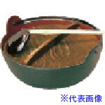 ■TKG 五進 田舎鍋(鉄製内面茶ホーロー仕上) 21cm(杓子付) QIN06021(1947066)[送料別途見積り][法人・事業所限定][掲外取寄]