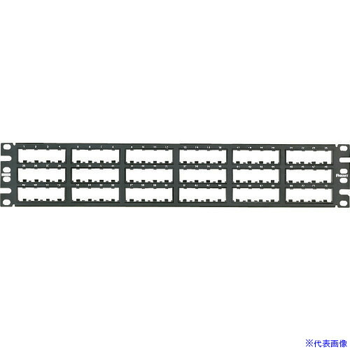 ■PANDUIT 高密度モジュラーパッチパネル枠 72ポート CPP72FMWBLY CPP72FMWBLY(1949187)&times;10[送料別途お見積り][法人限定][メーカー取寄]｜セミプロＤＩＹ店ファースト