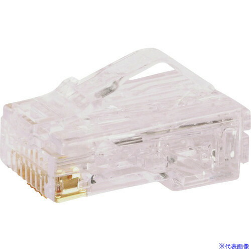 ■PANDUIT カテゴリ5E 細径ケーブル用モジュラープラグ AWG30撚線 100個入り MP530－C MP530C(1949948)