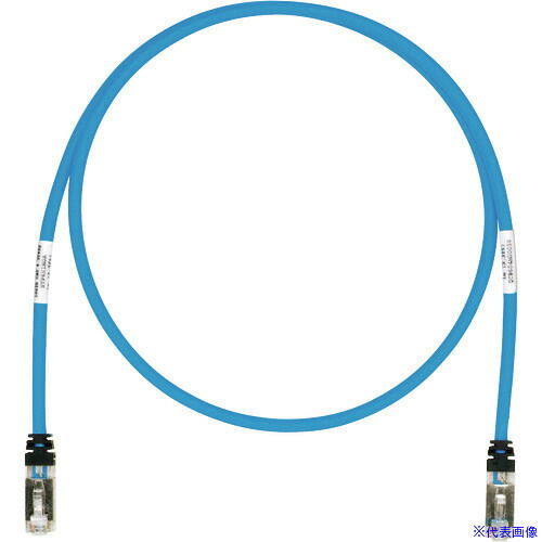 ■PANDUIT CAT6A/CAT6 シールドパッチコード 11m 青 STP6X11MBU STP6X11MBU(1950403)×10[送料別途お見積り][法人限定][メーカー取寄]