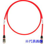 ■PANDUIT CAT6A/CAT6 シールドパッチコード 25m 赤 STP6X25MRD STP6X25MRD(1950426)×10[送料別途お見積り][法人限定][メーカー取寄]