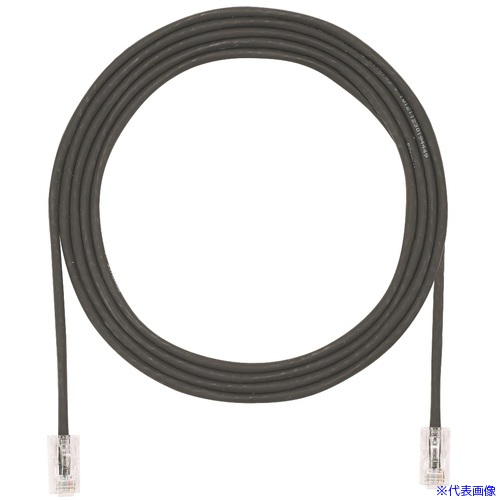 ■PANDUIT カテゴリ5E細径パッチコード 1m 黒 UTP28CH1MBL UTP28CH1MBL(1950478)×10[送料別途お見積り][法人限定][メーカー取寄]