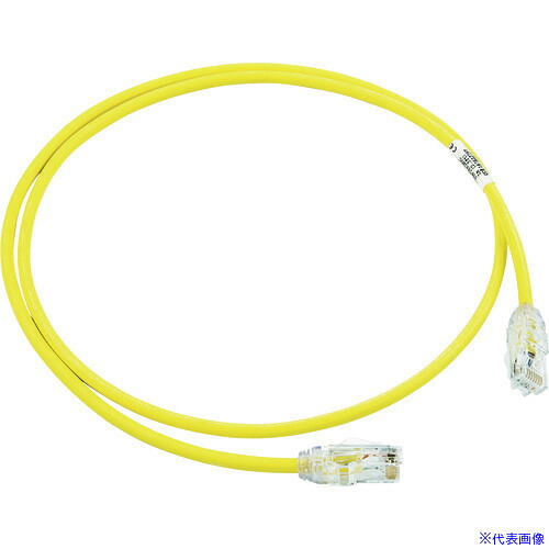 ■PANDUIT カテゴリ6A細径パッチコード 30m 黄 UTP28X30MYL UTP28X30MYL(1950623)×10[送料別途お見積り][法人限定][メーカー取寄]