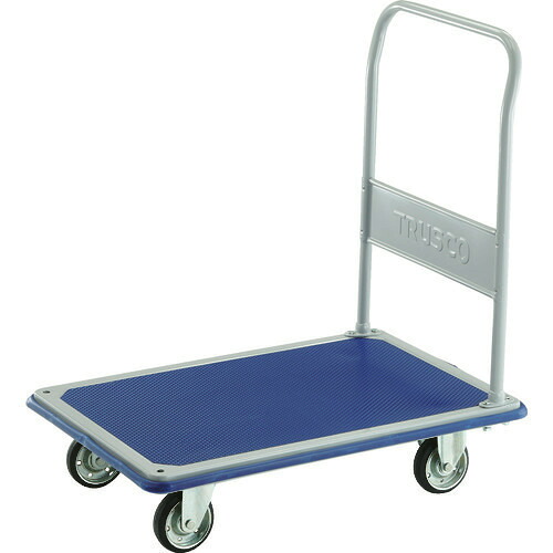 ■TRUSCO プレス製台車 ドンキーカート 固定式915×615 ハンドル高さ1000 302NLH(1953774)[送料別途お見積り][法人限定][メーカー取寄]