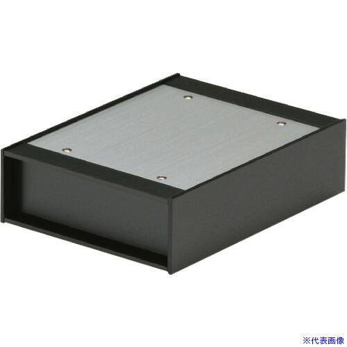 ■タカチ アルミサッシケース ブラック/シルバー OS1155055BX(1959216)[法人限定][外直送元]｜セミプロＤＩＹ店ファースト