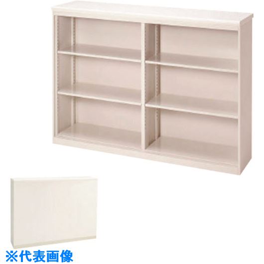 ■PLUS 11023)DK ハイカウンター棚付オープン DK&minus;12HN W4 DK12HNW4(1961756)[送料別途お見積り][法人限定][外直送]｜セミプロＤＩＹ店ファースト
