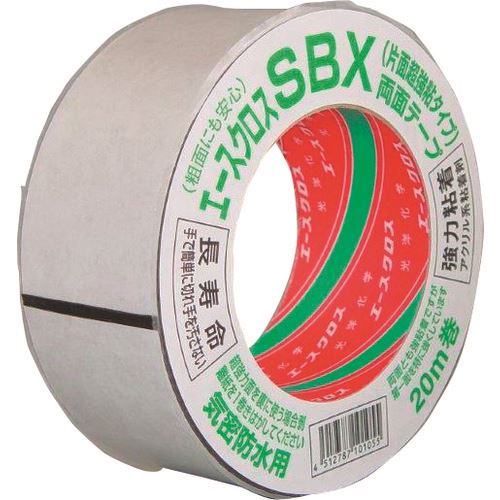 ■光洋化学 エースクロスSBX 100mm&times;20m 黒 SBX10020(2003879)&times;10[送料別途お見積り][法人限定][外直送]｜セミプロＤＩＹ店ファースト