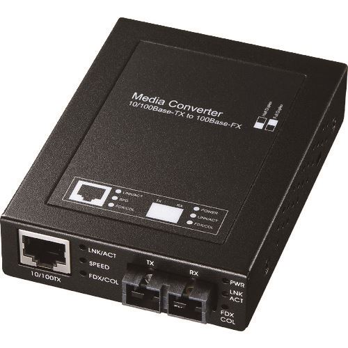 ■SANWA 光メディアコンバータ LANEC202C10(2005636)[法人限定][外直送元]｜セミプロＤＩＹ店ファースト