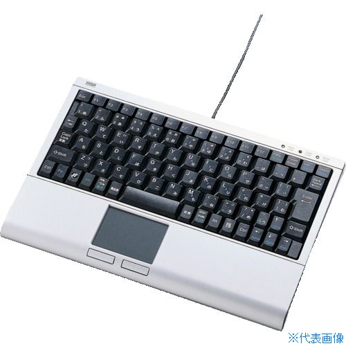 ■SANWA タッチパッド付キーボード SKBTP01SVN(2031108)