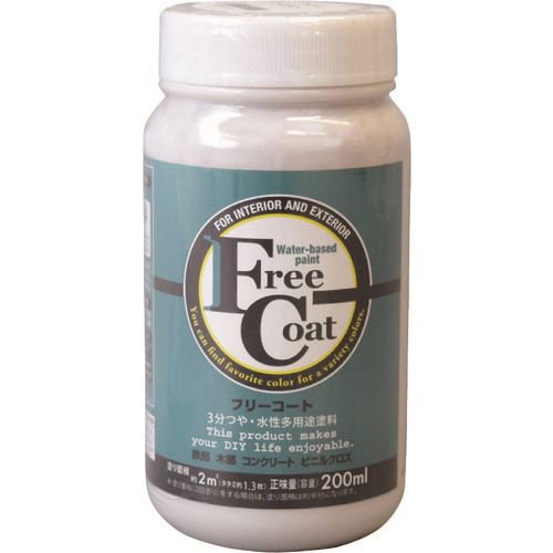 ■アトムペイント 水性フリーコート 200ML ローズミスト 0000123121(2057607)×12[送料別途お見積り][法人限定][外直送]