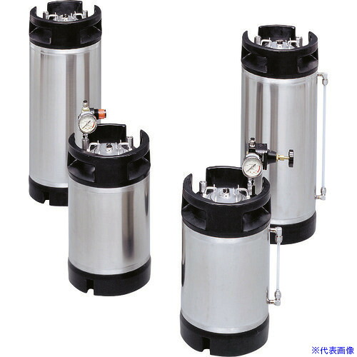 ■ユニコントロールズ ステンレス圧力容器 18L 液面計付 TK18SRLG(2058945)[送料別途見積り][法人・事業所限定][外直送]