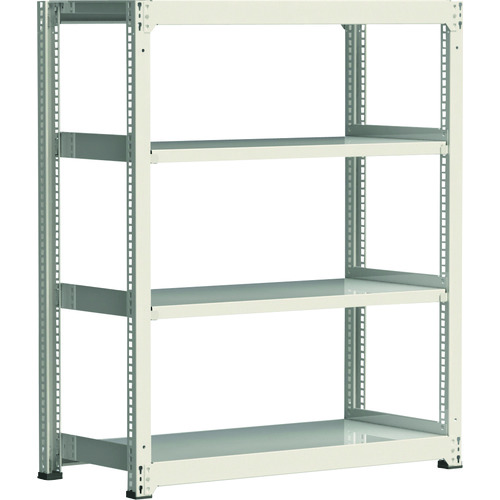 ■IRIS 軽量ラック100 セット W900＊D600＊H1500 基本 4段 LK0960154(2067881)[送料別途お見積り][法人限定][直送]