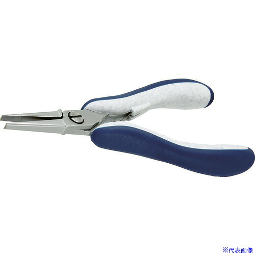 ■idealtek ESD精密プライヤー 直爪・平 ロング 140mm ギザ付 ES6014CRBGIT(2070840)|セミプロDIY店ファースト