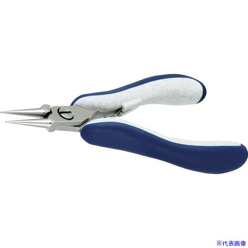 ■idealtek ESD精密プライヤー 丸 135mm ES6041CRBGIT(2070847)|セミプロDIY店ファースト