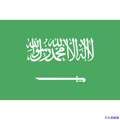 ■東京製旗 国旗No.2(90&times;135cm) サウジアラビア 426302(2073839)｜セミプロＤＩＹ店ファースト