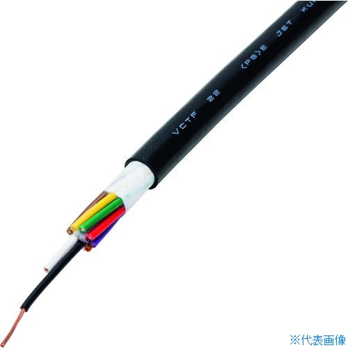 ■倉茂電工 ビニソフト VCTF22 100M VCTF2224X0.5SQ100(2078714)[法人限定][直送元]