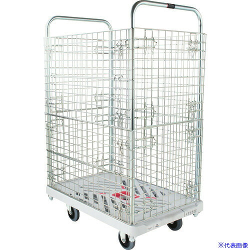 ■ダンディ プラスチック台車 ダンディXシリーズ タイプXA 高カゴ台車 W935×D605 XABWH(2082174)[送料別途お見積り][法人限定]