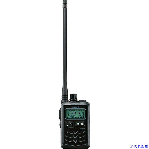 ■ALINCO 特定小電力トランシーバー ブラック ロングアンテナ DJP321BL(2085165)