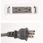 ■PLUS 661824)電源系プラグタイプ LA－CS DGY LACSDGY(2099976)[送料別途お見積り][法人限定][外直送]