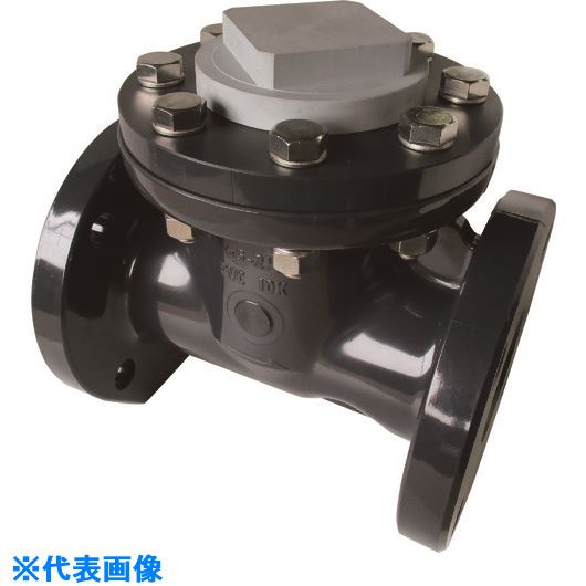 ■エスロン ストレーナ 本体材質PVC シール材質EPDM JIS10KF 65A ST65FS(2102786)[送料別途見積り][法人・事業所限定][外直送]