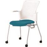 ■PLUS 629682)会議イス チェダーC MB－W53SH SBL MBW53SHSBL(2104841)[送料別途お見積り][法人限定][外直送]