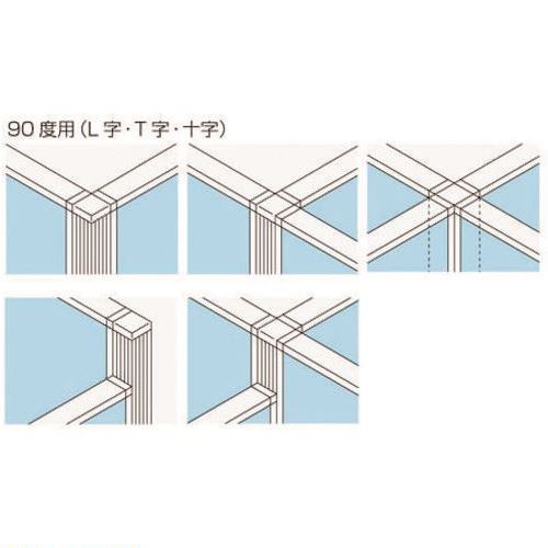 ■PLUS 683029)KIパネル連結ポール90度 KI&minus;10RP&minus;90 W4 KI10RP90W4(2107592)[送料別途お見積り][法人限定][外直送]｜セミプロＤＩＹ店ファースト