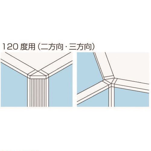 ■PLUS 683037)KIパネル連結ポール120度 KI&minus;10RP&minus;12 W4 KI10RP12W4(2107641)[送料別途お見積り][法人限定][外直送]｜セミプロＤＩＹ店ファースト