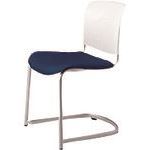 ■PLUS 17489)会議イス フィトナ MC－F61SEH BL MCF61SEHBL(2109392)[送料別途お見積り][法人限定][外直送]