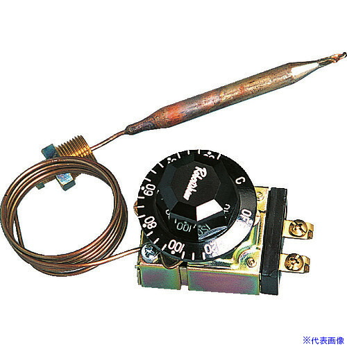 ■八光 温度コントローラー サーモスタットEAシリーズ (ダイヤル式)温度範囲15～120℃ EA3L(2110237)