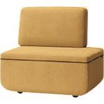 ■PLUS 33904)WF ソファ 1人掛ワイドL LS－WFS14LS YL LSWFS14LSYL(2110867)[送料別途お見積り][法人限定][外直送]