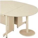 ■PLUS 662360)半円形エンドテーブル LA－7DT－HR L/L LA7DTHRLL(2111400)[送料別途お見積り][法人限定][外直送]