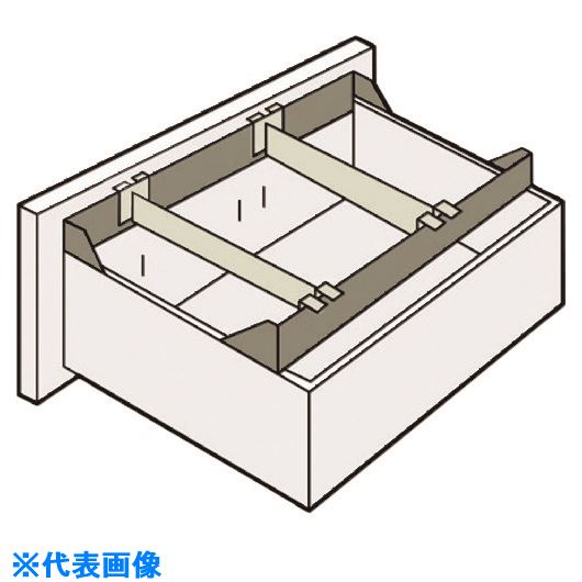 ■PLUS 648122)前後仕切板 L6－SI－Y1 DGY L6SIY1DGY(2116500)[送料別途お見積り][法人限定][外直送]