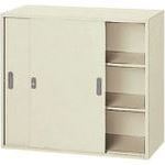■PLUS 615192)LX&minus;5 引違い保管庫 L5&minus;80S LGY L580SLGY(2118575)[送料別途お見積り][法人限定][外直送]｜セミプロＤＩＹ店ファースト