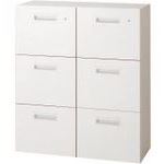 ■PLUS 648447)L6 ダブルバーチカル庫 L6－105V W4 L6105VW4(2119351)[送料別途お見積り][法人限定][外直送]