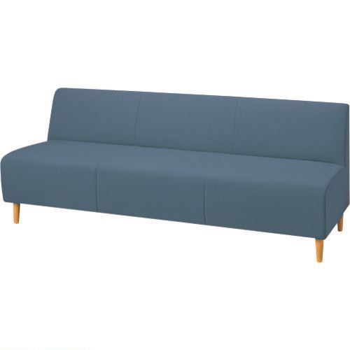 ■PLUS 26803)LS&minus;L30 3人用ソファ LS&minus;L303BN BL LSL303BNBL(2120188)[送料別途お見積り][法人限定][外直送]｜セミプロＤＩＹ店ファースト