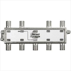 ■Abaniact テレビ分配器 1端子間通電仕様 8分配器 AVD8MS00(2151015)[送料別途お見積り][法人限定][掲外取寄]｜セミプロＤＩＹ店ファースト