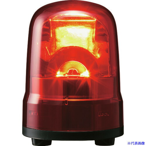 ■PATLITE 回転灯 Φ100 M2 ACプラグ ブザー R SKHM2BR(2159307)