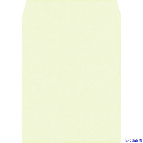 ■キングコーポ 角3 Vカラー クリーム85g/平方m スミ貼500枚X1箱 180413(2162371)[法人限定][外直送元]