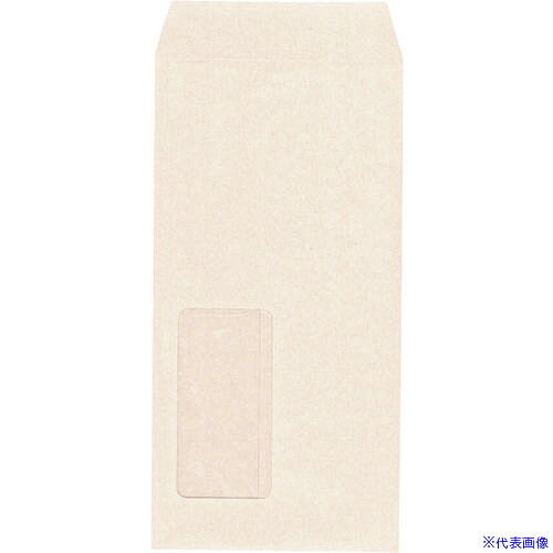 ■キングコーポ 長形3号 窓明封筒 No.13クイック付 Hiソフトピンク1000枚X1箱 075127(2162398)[法人限定][外直送元]