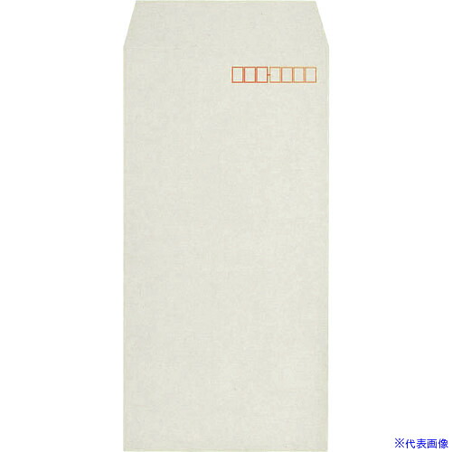 ■キングコーポ 長形3号 HIソフト グレー クイック付1000枚X1箱 075113(2163959)[法人限定][外直送元]